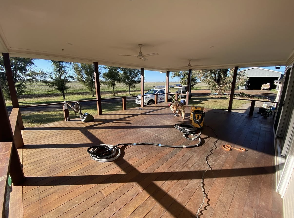Deck after complete refurbishment